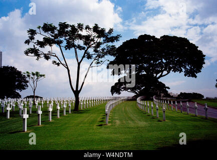 Manila US-Soldatenfriedhof und Gedenkstätte in Bonifacio Global City in Metro Manila Luzon auf den Philippinen in Südostasien Fernost Stockfoto