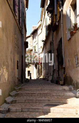 Die alte römische Stadt Arles in Südfrankreich, Provence Stockfoto