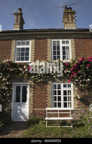 Ein Haus auf dem Grün, Walberswick, Suffolk, Großbritannien Stockfoto