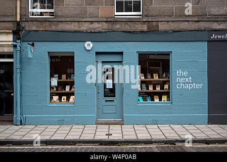 "Das nächste Kapitel" ist eine Buchhandlung und emotionale Wohlbefinden bei William Street, im West End von Edinburgh zu unterstützen. Stockfoto