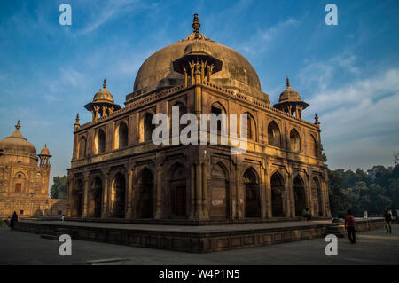 Die schöne Khusru Bagh Denkmal in Allahabad alias Prayagraj in Uttar Pradesh in Indien. Stockfoto