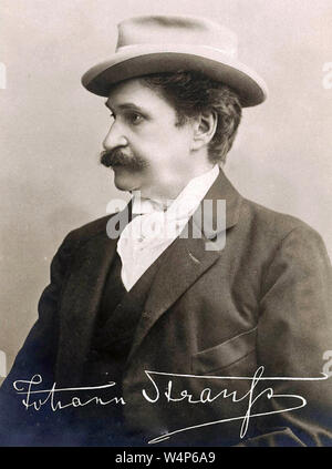 JOHANN STRAUSS DER JÜNGERE (1825-1899), österreichischer Komponist der Musik Stockfoto