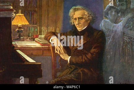 HECTOR BERLIOZ (1803-1869) Französische Komponisten Stockfoto