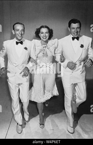 BROADWAY MELODIE 1940 MGM Film mit Von links: Fred Astaire, Eleanor Powell, George Murphy Stockfoto