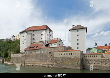 Veste Niederhaus (untere Festung), Passau, Niederbayern, Bayern, Deutschland Stockfoto