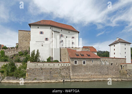 Veste Niederhaus (untere Festung), Passau, Niederbayern, Bayern, Deutschland Stockfoto