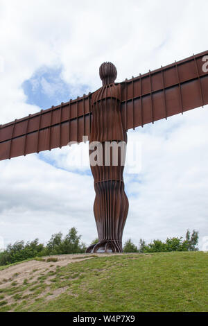 Engel des Nordens Skulptur Gateshead, Newcastle, England, Vereinigtes Königreich. Stockfoto