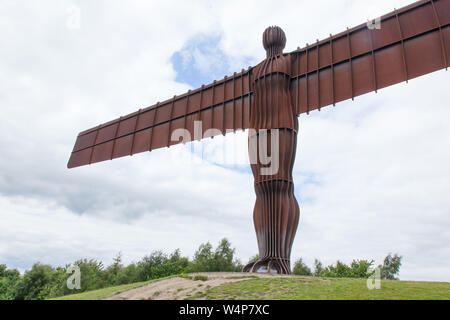 Engel des Nordens Skulptur Gateshead, Newcastle, England, Vereinigtes Königreich. Stockfoto