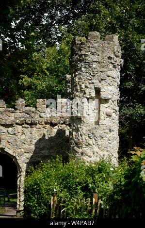 Reigate gemeinsame und der Altstadt. Stockfoto