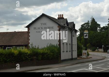 Reigate gemeinsame und der Altstadt. Stockfoto