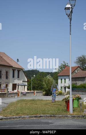 Maisonnisses ist eine französische Gemeinde im Département Creuse Departement in der Nouvelle-Aquitaine Region in Frankreich. Stockfoto