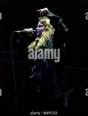 Kate Tempest-Larmer Tree Festival Stockfoto