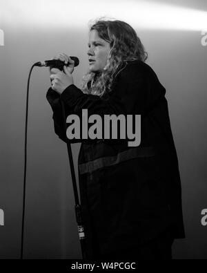 Kate Tempest-Larmer Tree Festival Stockfoto