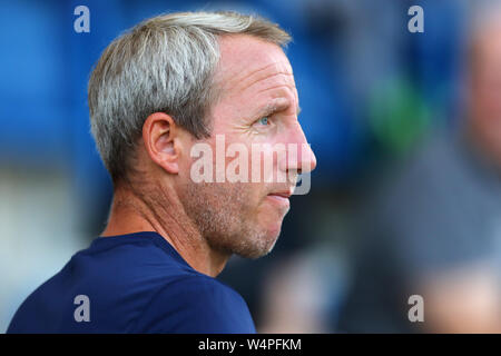 Manager von Charlton Athletic, Lee Bowyer - Colchester United v Charlton Athletic, vor Saisonbeginn Freundlich, JobServe Gemeinschaft Stadion, Colchester - 23. Juli 2019 Stockfoto