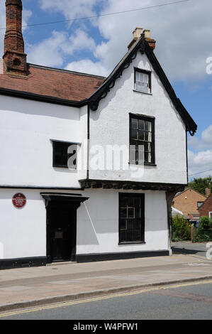 Altes Haus und Oak House, früher das Gymnasium, Eastgate Street, Bury St. Edmunds, Suffolk Stockfoto