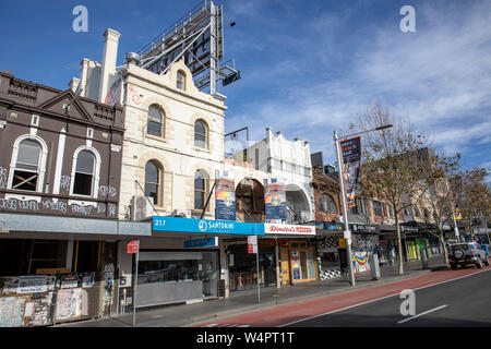 Viktorianische Architektur auf der Oxford Street in Paddington, Sydney, Australien Stockfoto