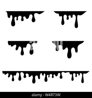 Tintentropfen Vektor Icon Design Illustration Vorlage Stock Vektor