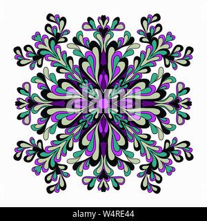 Mandala. Runde Ornament Muster. Vintage dekorative Elemente. Vector Illustration Stock Vektor