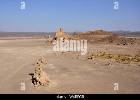 Dschibuti, Abbe See, Landschaft Stockfoto