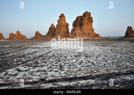 Dschibuti, Abbe See, Landschaft Stockfoto