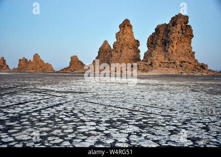 Dschibuti, Abbe See, Landschaft Stockfoto