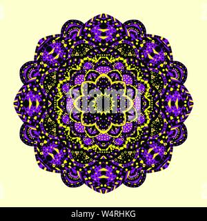 Mandala. Vintage Elemente. Vector Illustration Stock Vektor