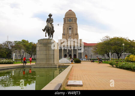 Tshwane City Hall am Pretorius Square, Pretoria, Südafrika Stockfoto