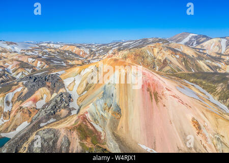 Landmannalaugar Bereich Fjallabak Nature Reserve im Hochland von Island Stockfoto