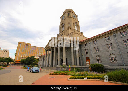 Tshwane City Hall am Pretorius Square, Pretoria, Südafrika Stockfoto