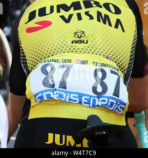 Valloire, Frankreich. 25. Juli, 2019. Valloire - 25-07-2019, Radfahren, Stufe 18, Meiringen 18, Embrun - Valloire, Mike Teunissen Credit: Pro Schüsse/Alamy leben Nachrichten Stockfoto