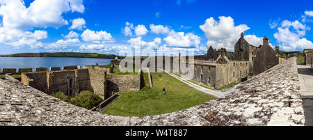 Blick von Charles Fort, Kinsale, Irland Stockfoto