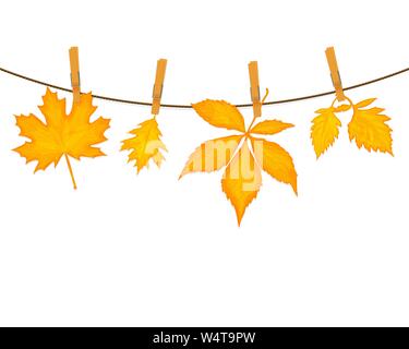 Herbstlaub Vektor Hintergrund Stock Vektor