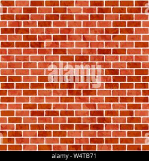 Brick Wall nahtlose Muster Hintergrund Vektor Stock Vektor