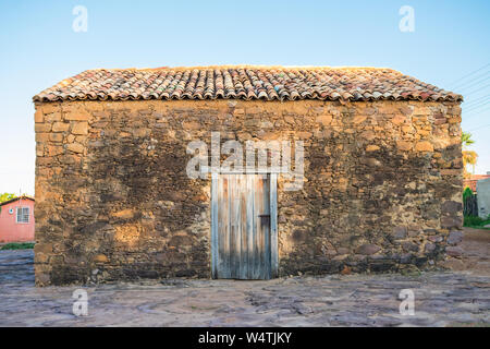 Haus von Schießpulver, rustikalen adobe Haus im XIX Jahrhundert in Oeiras und als einzige militärische Gebäude noch im Zustand von Pia Stockfoto