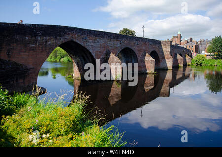 Devorgilla Brücke Dumfries Schottland Großbritannien Stockfoto