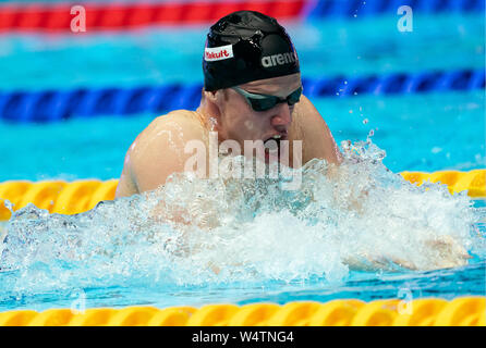 Gwangju, Südkorea. 25. Juli, 2019. Schwimm-WM: 200 m Lagen Männer Finale: Philip Heintz in Aktion. Quelle: Bernd Thissen/dpa/Alamy leben Nachrichten Stockfoto