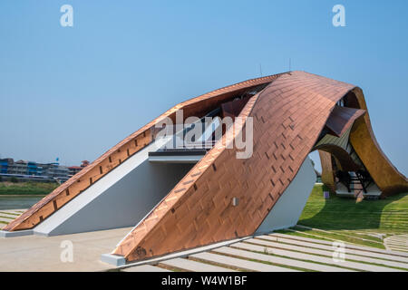 Nakhon Sawan, Thailand - 12 April, 2019: Blick von Pasan, das Denkmal für die Herkunft der Fluss Chao Phraya Nakhon Sawan in Thailand. Dies ist t Stockfoto