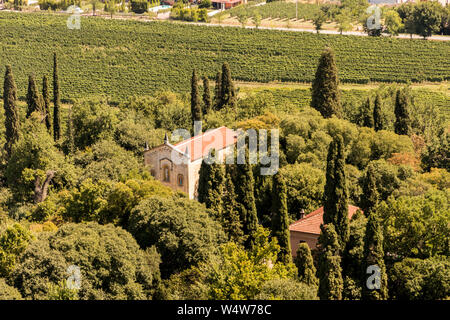 San Martino della Battaglia, Italien. Das beinhaus Kapelle von St. Martin, in dem die Leichen der gefallenen Soldaten in der Schlacht von Solferino Stockfoto