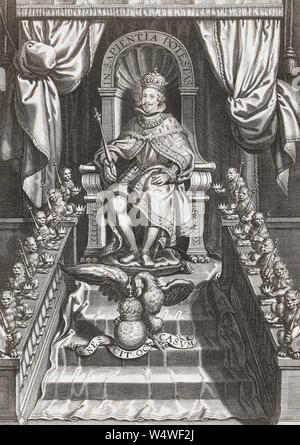 König Philip IV oder Felipe IV. von Spanien, 1605 - 1665. Stockfoto