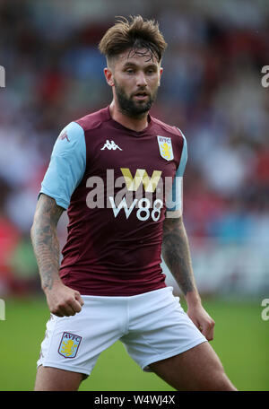 Henri Lansbury von Aston Villa während des Freundschaftsspiel vor der Saison im Banks's Stadium, Walsall. DRÜCKEN SIE VERBANDSFOTO. Bilddatum: Mittwoch, 24. Juli 2019. Siehe PA Geschichte FUSSBALL Walsall. Das Foto sollte lauten: Nick Potts/PA Wire. EINSCHRÄNKUNGEN: Keine Verwendung mit nicht autorisierten Audio-, Video-, Daten-, Fixture-Listen, Club-/Liga-Logos oder „Live“-Diensten. Online-in-Match-Nutzung auf 120 Bilder beschränkt, keine Videoemulation. Keine Verwendung in Wetten, Spielen oder Veröffentlichungen für einzelne Vereine/Vereine/Vereine/Spieler. Stockfoto