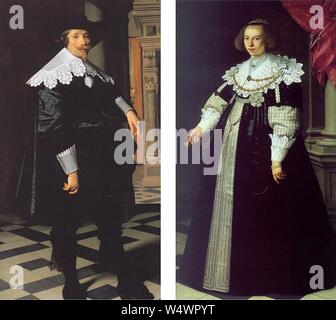 Cornelis de Graeff und Catharina Hooft (II). Stockfoto