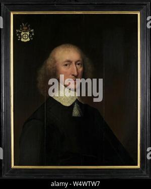 Cornelis Janssens, Jonson van Ceulen (toeschrijving) - PORTRET van Daniël van Hogendorp - Stockfoto