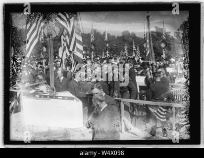 Grundsteinlegung, Arlington (Virginia), Okt. 13, 1915 Stockfoto