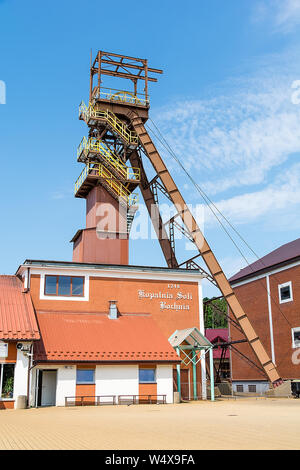 Die Welle in das Salzbergwerk Bochnia (Polen) Stockfoto