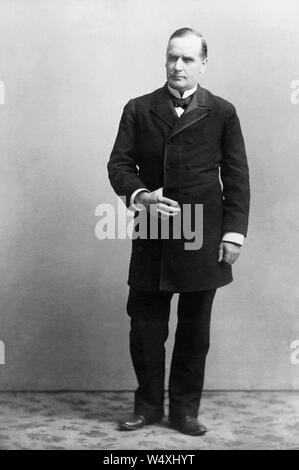 William McKinley (1843-1901), 25. Präsident der Vereinigten Staaten 1897-1901, in voller Länge Porträt, Foto von Charles Milton Bell, 1901 Stockfoto