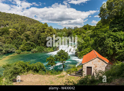 Krka-Nationalpark in Kroatien Stockfoto