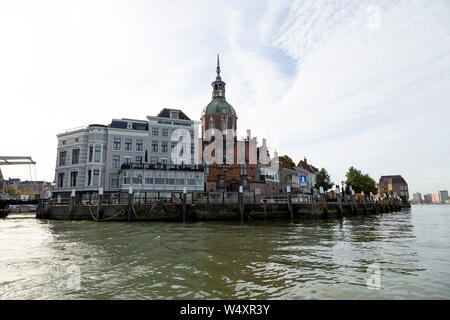 Blick Richtung Jongpier in Dordrecht in den Niederlanden, Stockfoto