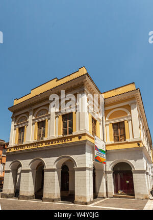 Benevento, Garibaldi Hauptstraße, Vittorio Emanuele städtische Theater, die Oper, Kampanien, Italien Stockfoto