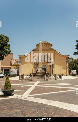 Kirche von Santa Sofia Benevento, Archäologisches Museum - UNESCO-offizieller Kandidat Kampanien, Italien Stockfoto