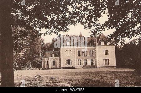 CP Château des Aulnettes, La Ferté-Saint-Aubin, Indre-et-Loire, Frankreich. Stockfoto